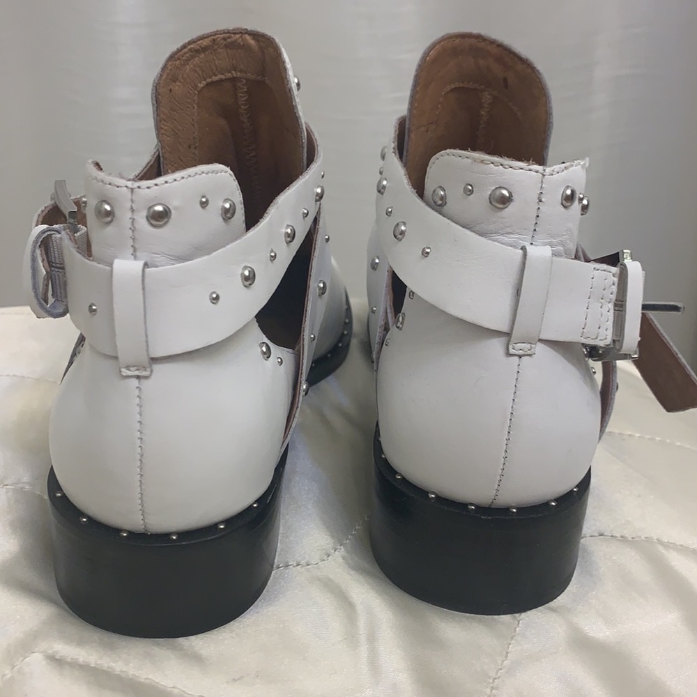 White stylish booties. Perfect.